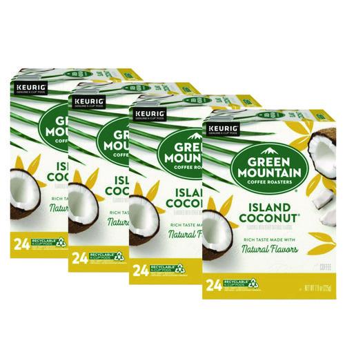 Image of Green Mountain Coffee® 5000365434 Island Coconut Coffee K-Cup Pods, 96/carton