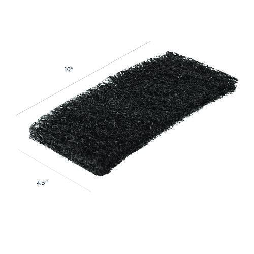 Image of Americo® 541040 Octopus Heavy Duty Cleaning Pad, 6 x 9, Black, 5 Pads/Bag, 4 Bags/Carton