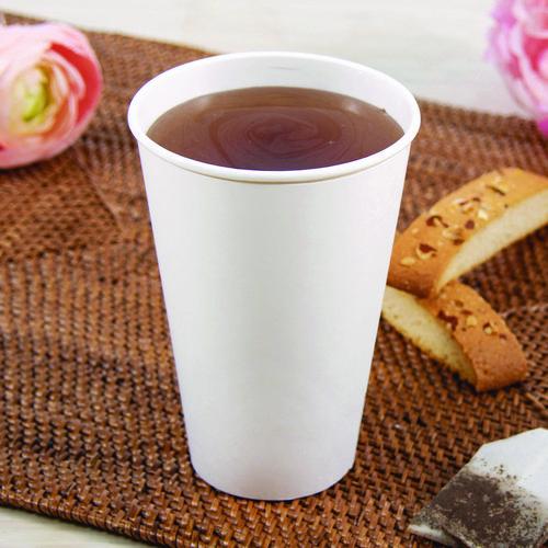 Image of SOLO® DWTG16W Thermoguard Insulated Paper Hot Cups, 16 oz, White Sustainable Forest Design, 600/Carton