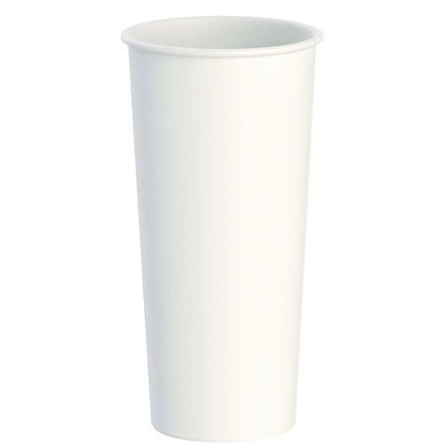 Image of SOLO® DWTG24W Thermoguard Insulated Paper Hot Cups, 24 oz, White Sustainable Forest Design, 600/Carton