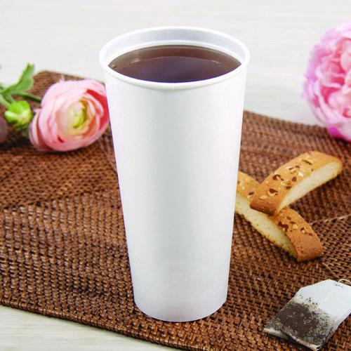 Image of SOLO® DWTG24W Thermoguard Insulated Paper Hot Cups, 24 oz, White Sustainable Forest Design, 600/Carton