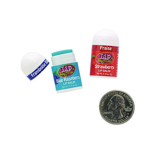 Image of Lip Rageous 940FB Lip Balm with Aloe Vera and Vitamin E, Assorted Flavors, 0.1 oz Tube, 100/Box
