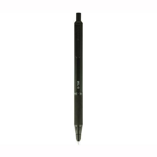 Image of Zebra® 49802 G-750 Gel Pen, Retractable, Medium 0.7 mm, Black; Blue Ink, Black Barrel, 2/Pack