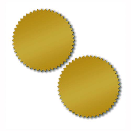 Image of Great Papers!® 901200 Seals, 1.75" Diameter, Gold Foil, 50/Pack