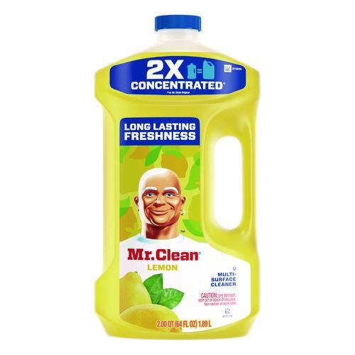 Image of Mr. Clean® 06894/11290 Multipurpose Cleaning Solution, Lemon Scent, 64 oz Bottle