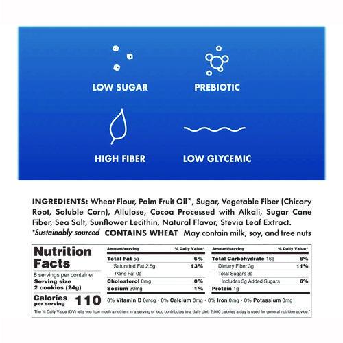 Image of Rip Van® RVW62000 Leos Cookies and Cream Sandwich Cookies, 2 Cookies/Pack, 10 Packs/Box