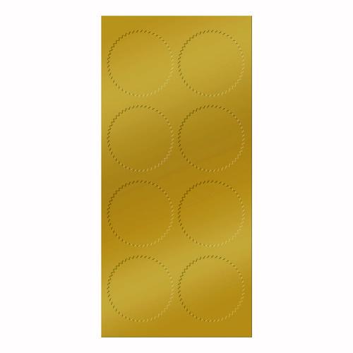 Image of Great Papers!® 901200 Seals, 1.75" Diameter, Gold Foil, 50/Pack