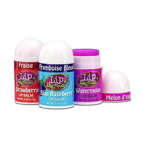 Image of Lip Rageous 940FB Lip Balm with Aloe Vera and Vitamin E, Assorted Flavors, 0.1 oz Tube, 100/Box