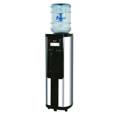 Image of Avanti WDC760I3S Hot and Cold Water Dispenser, 3 gal to 5 gal, 12.25 x 13 x 38.75, Stainless Steel