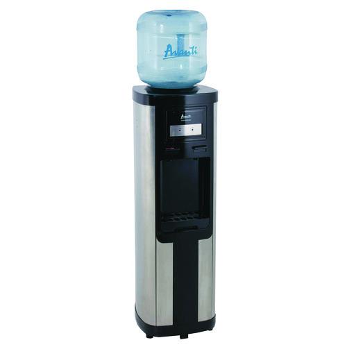 Image of Avanti WDC760I3S Hot and Cold Water Dispenser, 3 gal to 5 gal, 12.25 x 13 x 38.75, Stainless Steel