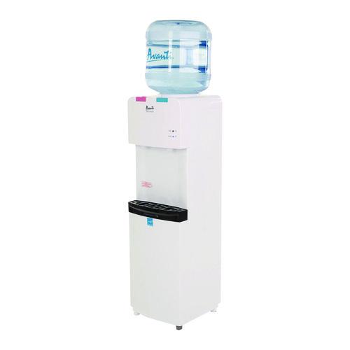 Image of Avanti WDHC770I0W Hot and Cold Water Stand Up Dispenser, 3 gal to 5 gal, 11 x 12 x 36, White