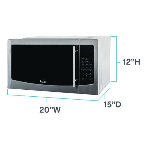 Image of Avanti MT116V4M 1.1 cu ft Compact Microwave Oven, 1,000 W, Mirror-Finish
