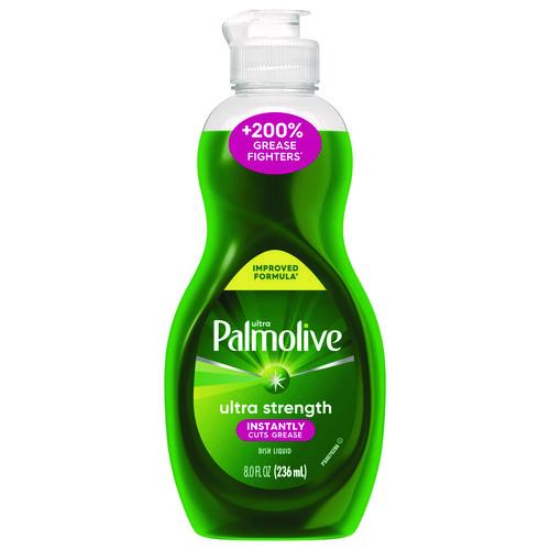 Image of Ultra Palmolive® 61047169 Dishwashing Liquid, Fresh Scent, 8 oz. Bottle, 16/Carton