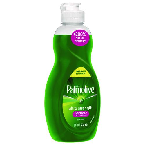 Image of Ultra Palmolive® 61047169 Dishwashing Liquid, Fresh Scent, 8 oz. Bottle, 16/Carton