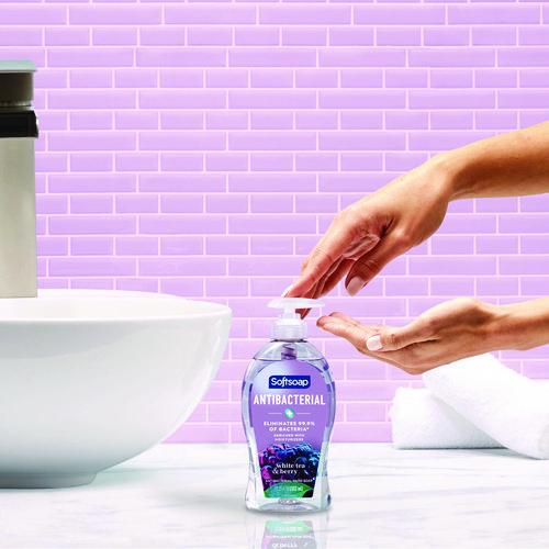 Image of Softsoap® US03574A Antibacterial Hand Soap, White Tea and Berry Fusion Scent, 11.25 oz
