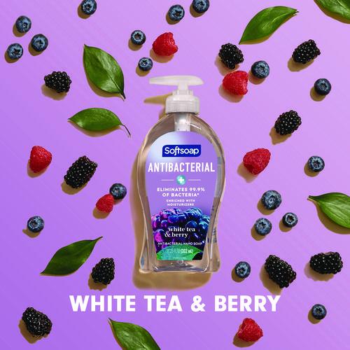 Image of Softsoap® US03574A Antibacterial Hand Soap, White Tea and Berry Fusion Scent, 11.25 oz