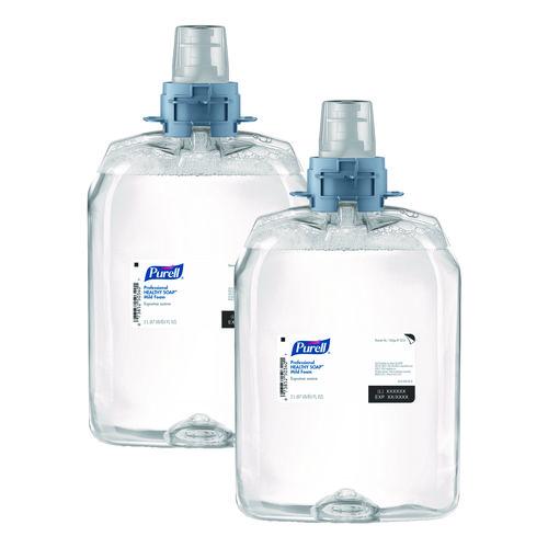 Image of PURELL® 5213-02 Professional HEALTHY SOAP Mild Foam, Refill for PURELL FMX-20 Manual Soap Dispenser, Fragrance-Free, 2,000 mL, 2/Carton