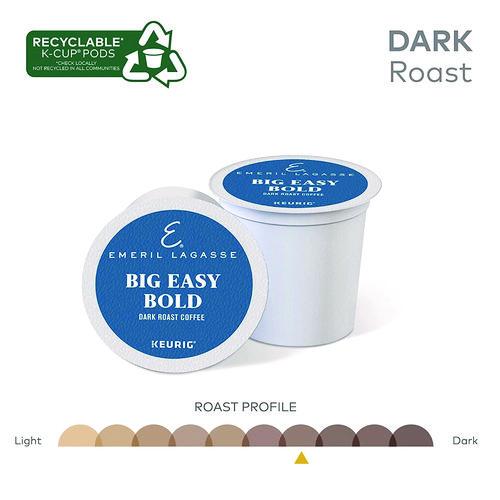 Image of Emeril's 5000346530 Big Easy Bold Coffee K-Cups, 96/carton