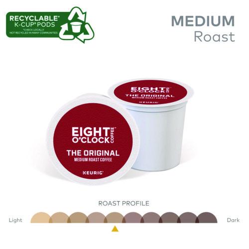 Image of Eight O'Clock 5000356156 Original Coffee K-Cups, 96/carton