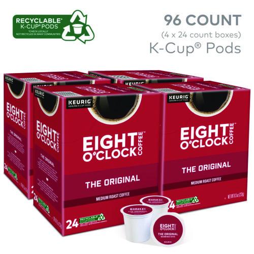 Image of Eight O'Clock 5000356156 Original Coffee K-Cups, 96/carton
