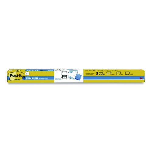 Image of Post-it® EE6X4 Easy Erase Permanent Marker Whiteboard Surface, Laminate Film, 72" x 48", White