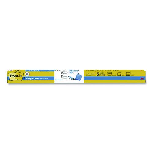 Image of Post-it® EE8X4 Easy Erase Permanent Marker Whiteboard Surface, Laminate Film, 96" x 48", White