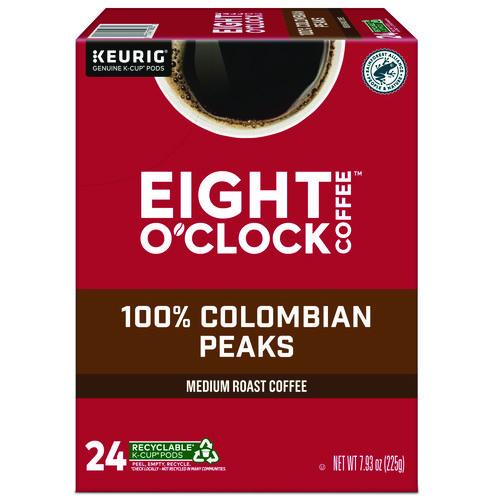 Image of Eight O'Clock 5000359067 Colombian Peaks Coffee K-Cups