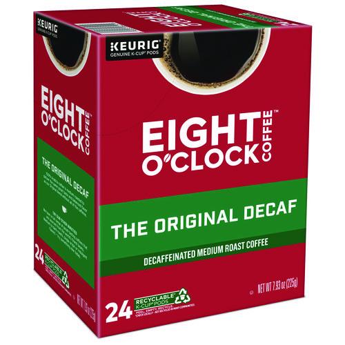 Image of Eight O'Clock 5000384811 Original Decaf Coffee K-Cups, 24/box