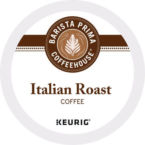 Image of Barista Prima Coffeehouse® 5000355673 Italian Roast K-Cups Coffee Pack, 24/box, 4 Box/carton