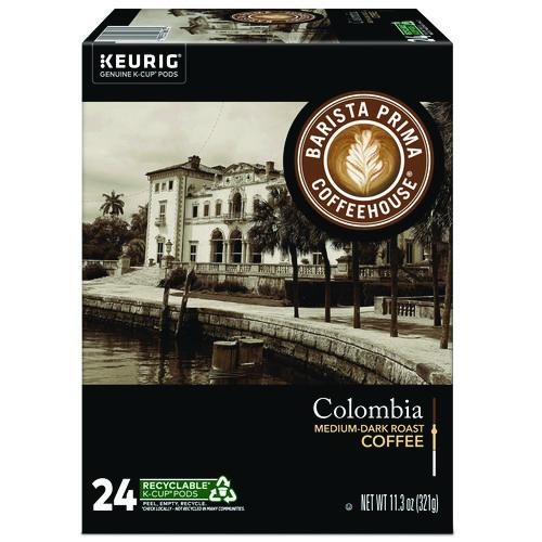 Image of Barista Prima Coffeehouse® 5000330094 Colombia K-Cups Coffee Pack, 24/box