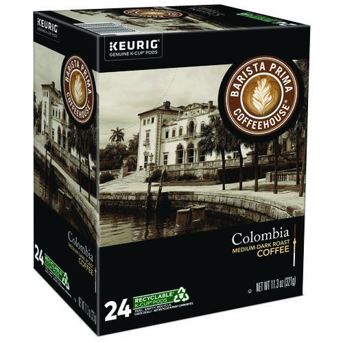 Image of Barista Prima Coffeehouse® 5000330094 Colombia K-Cups Coffee Pack, 96/carton