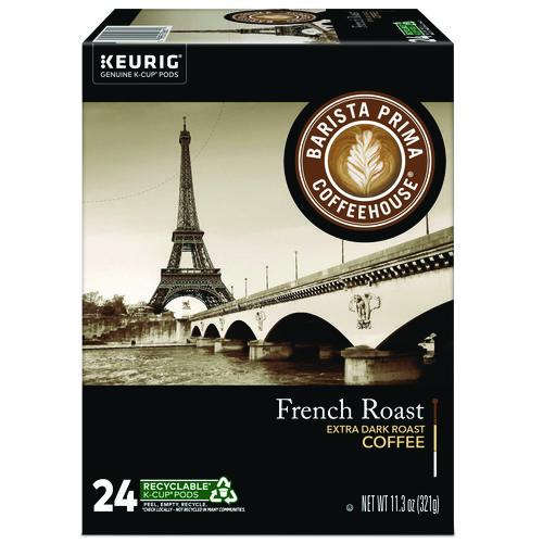 Image of Barista Prima Coffeehouse® 5000330092 French Roast K-Cups Coffee Pack, 24/box