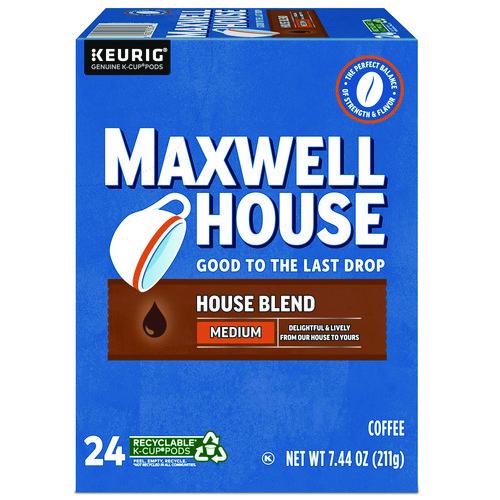 Image of Maxwell House® 5000363643 House Blend Coffee K-Cups, 24/box