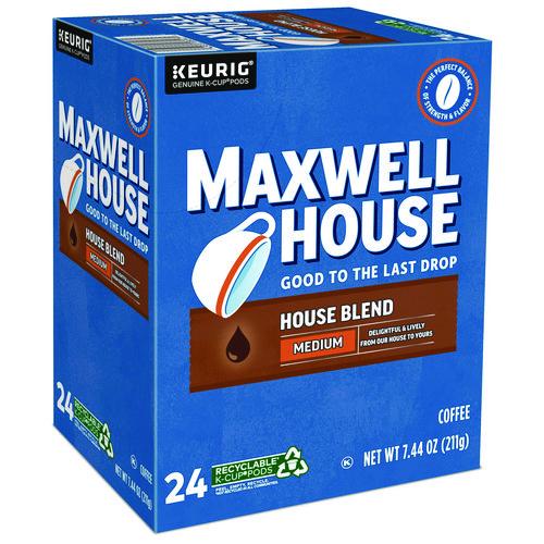 Image of Maxwell House® 5000363643 House Blend Coffee K-Cups, 24/box