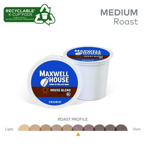 Image of Maxwell House® 5000363643 House Blend Coffee K-Cups, 24/box