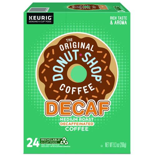Image of The Original Donut Shop® 5000341140 Donut Shop Decaf Coffee K-Cups, 24/box