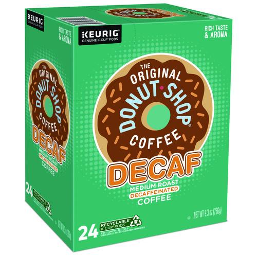 Image of The Original Donut Shop® 5000341140 Decaf Coffee K-Cup Pods, 96/carton