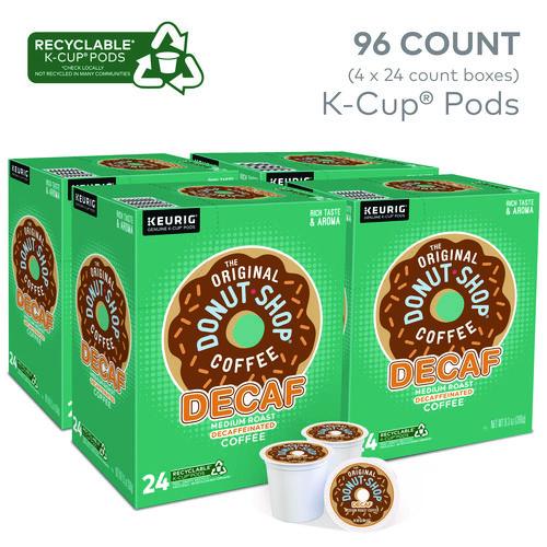 Image of The Original Donut Shop® 5000341140 Decaf Coffee K-Cup Pods, 96/carton
