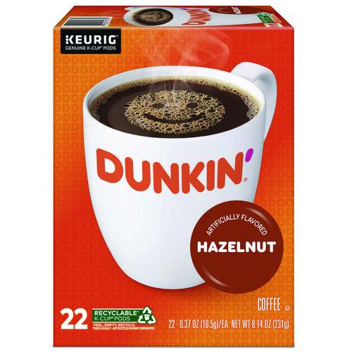 Image of Dunkin'® 5000363273 K-Cup Pods, Hazelnut, 22/box