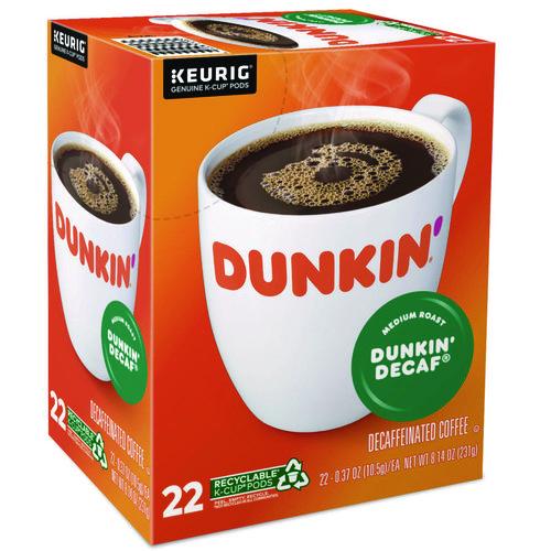 Image of Dunkin'® 5000380568 K-Cup Pods, Dunkin' Decaf, 22/box