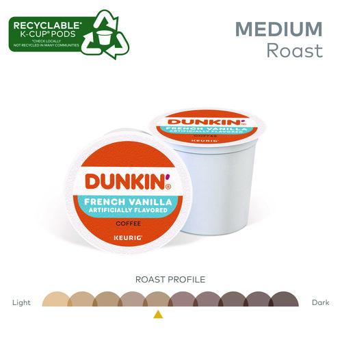 Image of Dunkin'® 5000363272 K-Cup Pod, French Vanilla, 22/Box