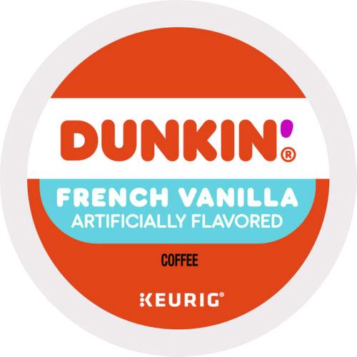 Image of Dunkin'® 5000363272 K-Cup Pod, French Vanilla, 22/Box