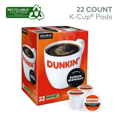 Image of Dunkin'® 5000380335 K-Cup Pods, Original Dark Roast, 22/box