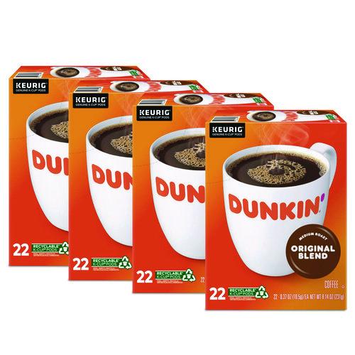 Image of Dunkin'® 5000380509 K-Cup Pods, Dunkin Regular, 88/Carton