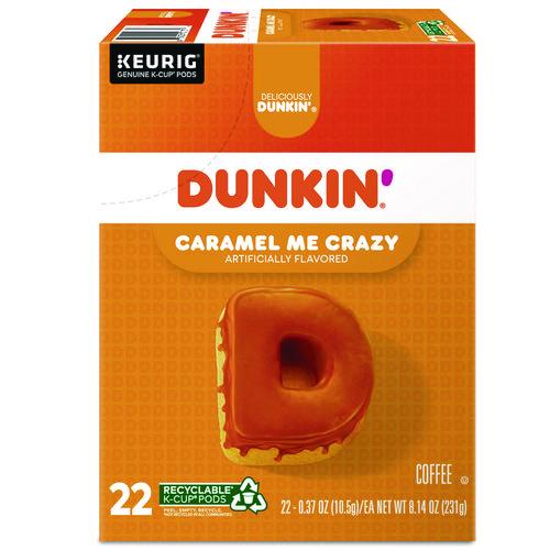 Image of Dunkin'® 5000364900 K-Cup Pods, Caramel Me Crazy, 22/Box