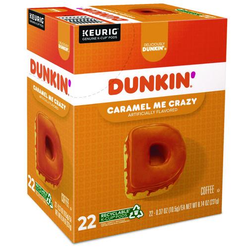 Image of Dunkin'® 5000364900 K-Cup Pods, Caramel Me Crazy, 22/Box