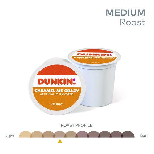 Image of Dunkin'® 5000364900 K-Cup Pods, Caramel Me Crazy, 22/Box