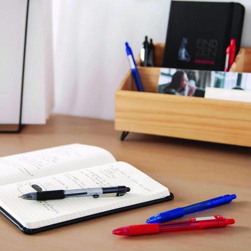 Image of Zebra® 22048 Z-Grip Ballpoint Pen, Retractable, Medium 1 Mm, Assorted Ink And Barrel Colors, 48/pack