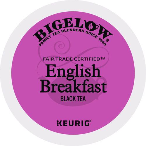 Image of Bigelow® 5000363676 English Breakfast Tea K-Cups, 24/box, 4 Box/carton