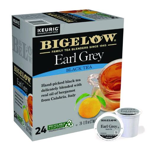 Image of Bigelow® 5000363675 Earl Grey Tea K-Cup Pack, 24/box, 4 Box/carton